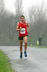 Jonatahn Taylor on his way to winning the Senior Mens Heaton Harriers Memorial Road Race.